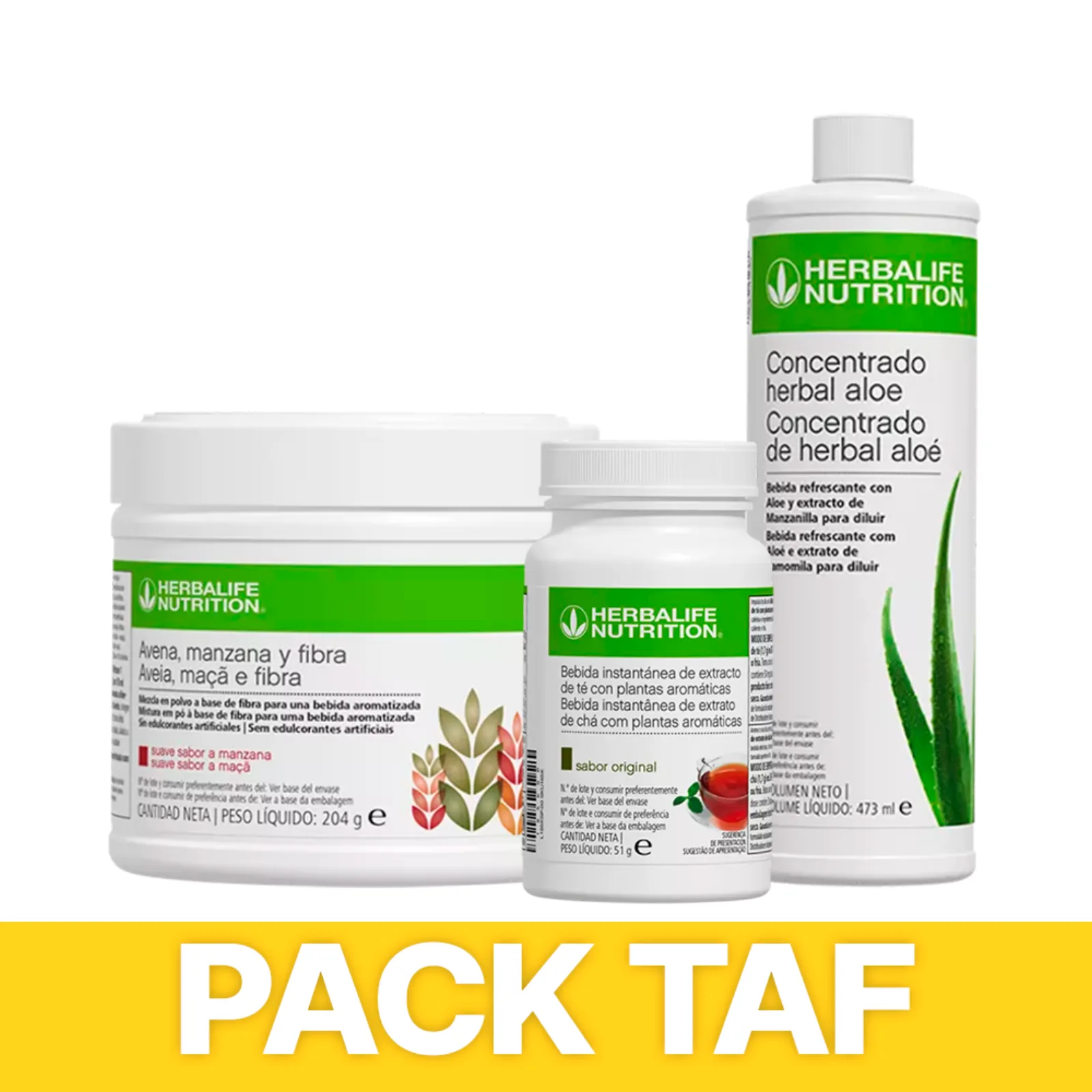 PACK TAF (Té, Aloe, Fibra) Herbalife